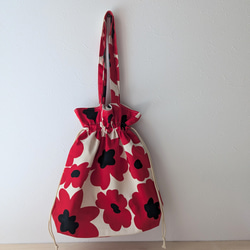 北欧 花柄巾着トートバッグ トートバッグ ＊＊*Lemoon*＊＊ 通販