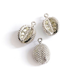 ejp7021【1個】宝石の種 ドリアン キュービックジルコニア チャーム 2枚目の画像