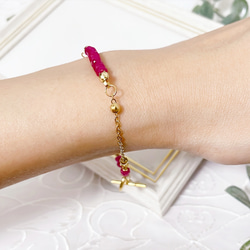 ＊ルビーのブレスレット＊〜エレガント&エキゾチック〜 5枚目の画像