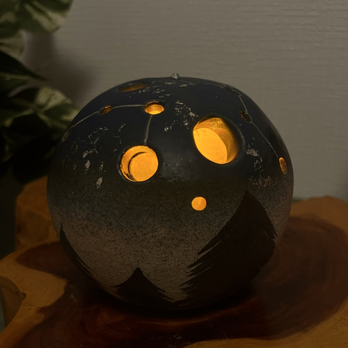 星空 夜空 明かり取り ランプシェード その他インテリア雑貨 Haruka