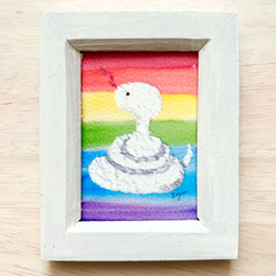 リ*ー様 原画　SM　蛇　送料込み　縁起物　ポップアート　絵画　アクリル画　現代 5accd3025be4f19546436dfe5d23ec