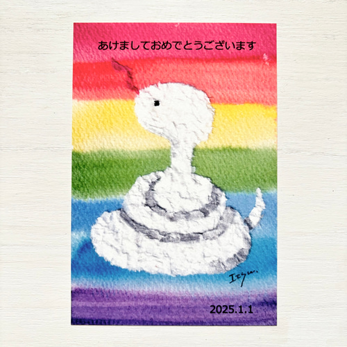 「白蛇」原画壁掛け絵画ちぎり絵 a6ab05948fb0ae8d7289519d3e64ca