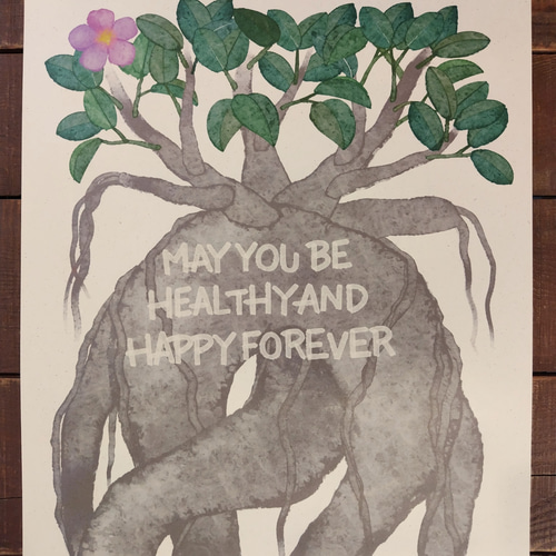 DELUXE】BANYAN KIJIMUNA アート ポスター A4 A3 インテリア デザイン