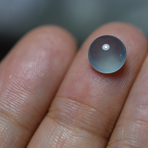 RS8-61 極品 真ん丸 宝石質 高氷種 氷青緑 天然グアテマラ産 A貨