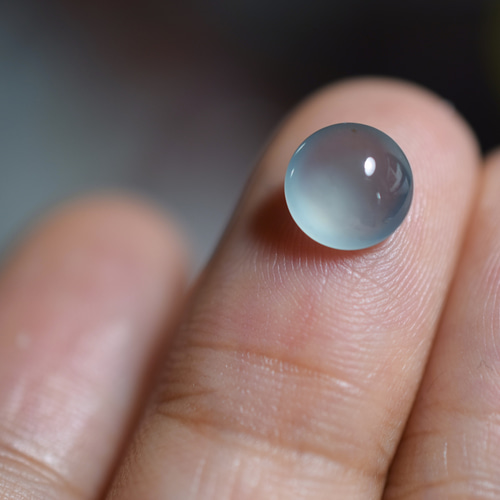 RS8-61 極品 真ん丸 宝石質 高氷種 氷青緑 天然グアテマラ産 A貨 本