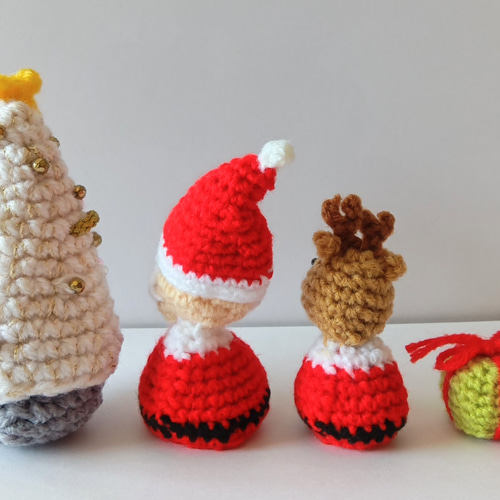 専用、ホワイトツリー 、サンタクロース2個、太っちょヤモリ（親子