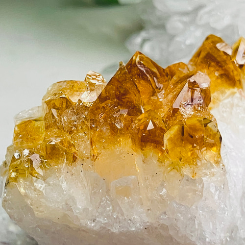 ファントム　シトリンクォーツ　黄水晶　山入りクラスター　幻影　原石 ファントム シトリンクォーツ 黄水晶 山入りクラスター 幻影 原石