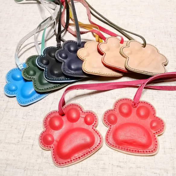 ぷにぷに肉球本革チャーム チャーム LeatherYanai 通販 18327938