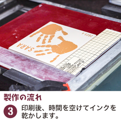 【オーダーメイド】メモリアルタイル／表札／手形／S・M・L 13枚目の画像