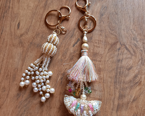 インド産ハンドメイドキーチャーム 3543f3355763ac2134f054248f6946