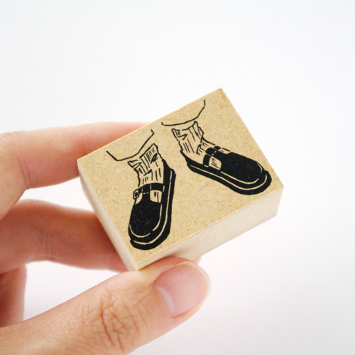 靴｜30×40mmスタンプ はんこ・スタンプ MIRIN 通販 18328195｜Creema