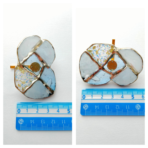 レジンヘアゴム ホヌ ステンドグラス調 レジンヘアゴム ホヌ ステンドグラス調 レジンヘアゴム ホヌ