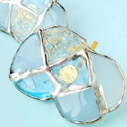 レジンヘアゴム ホヌ ステンドグラス調 レジンヘアゴム ホヌ ステンドグラス調