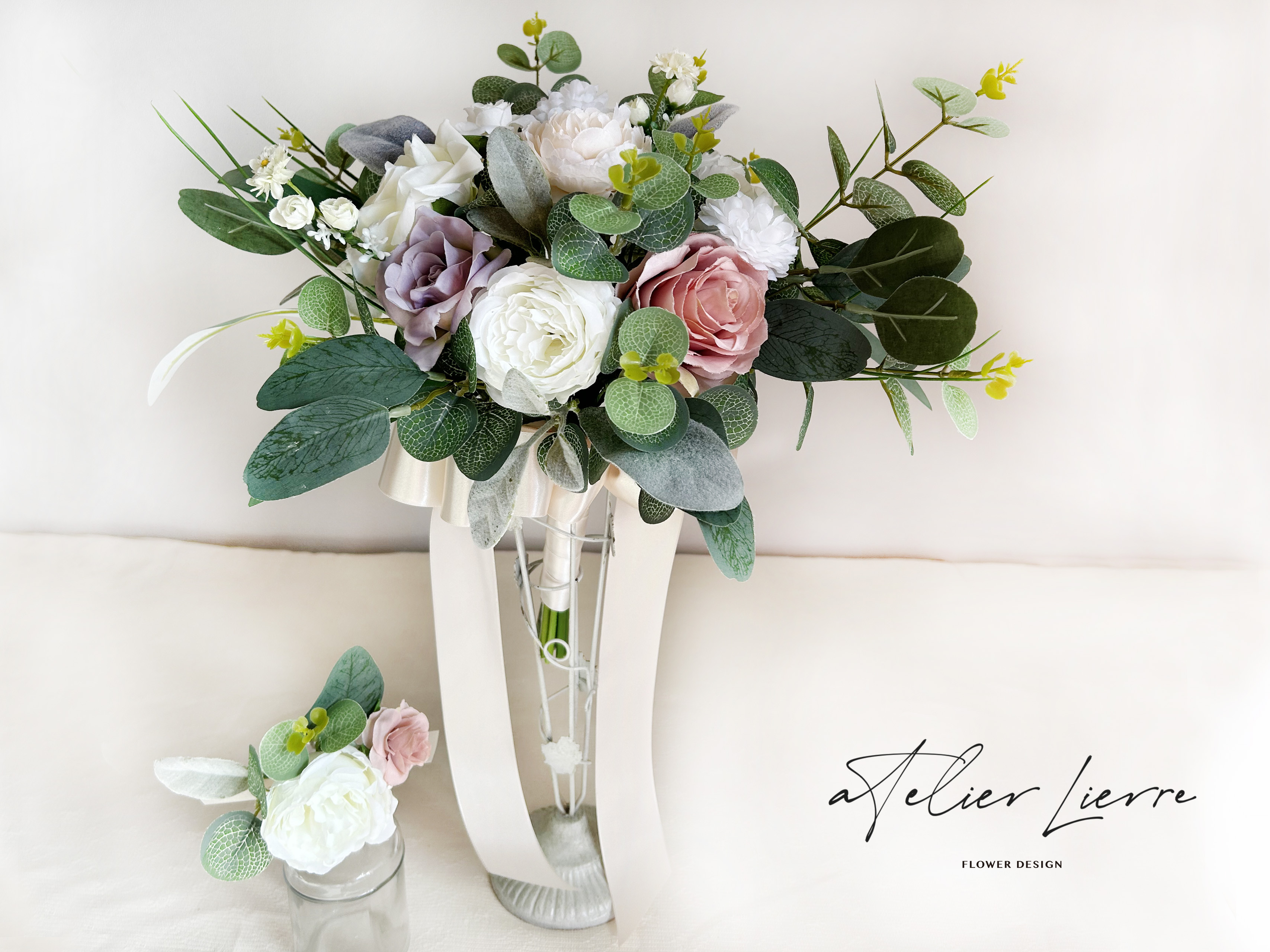 ゆいな様【オーダーメイド】ウェディングブーケ&ブトニアセット