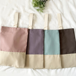 選べるカラー】くすみカラーの入園入学バッグ レッスンバッグ 絵本