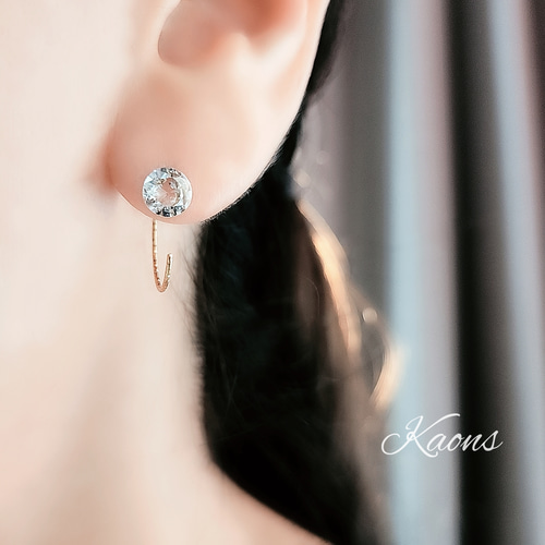 つけっぱなしOK! 1粒ジルコニアピアス サージカル ステンレス