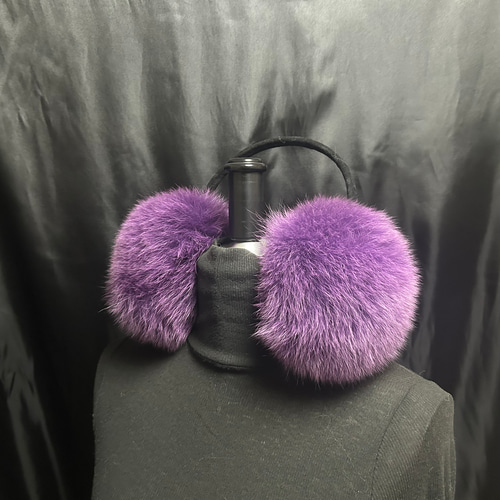 FOXイヤーマフ パープル(ラス1) その他ファッション雑貨 メッソン 通販