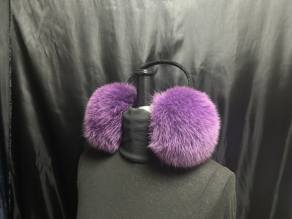 FOXイヤーマフ パープル(ラス1) その他ファッション雑貨 メッソン 通販