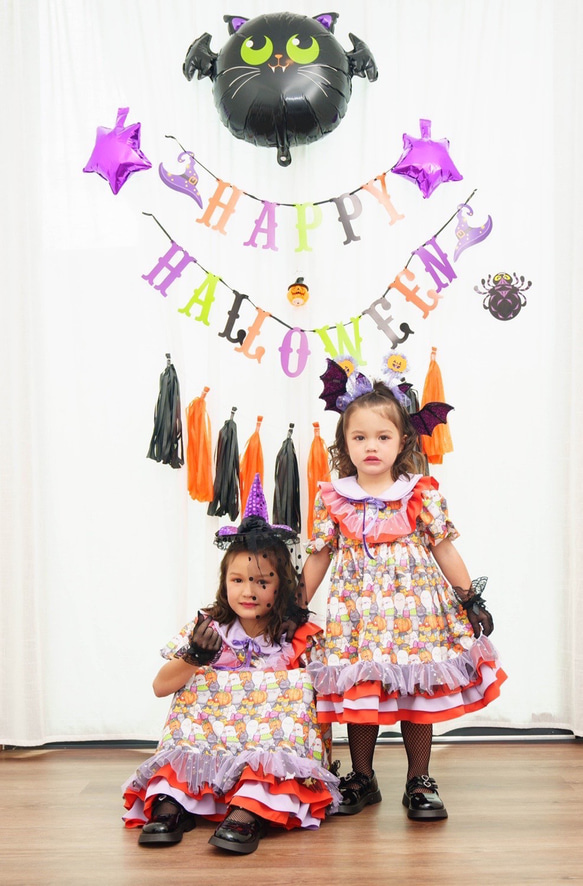 ハロウィン ワンピース キッズ インナー付き おしゃれ 売れてる