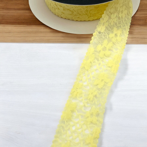 リボン レース カット 幅3cm 1m×3本 服飾 プレゼント ヘアアクセサリー