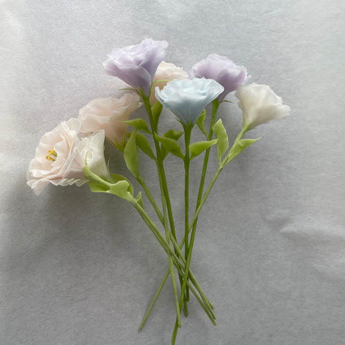 マーコ クレイフラワー　オルレア　トルコ桔梗 マーコ様 専用 クレイフラワー オルレア トルコ桔梗 - メルカリ