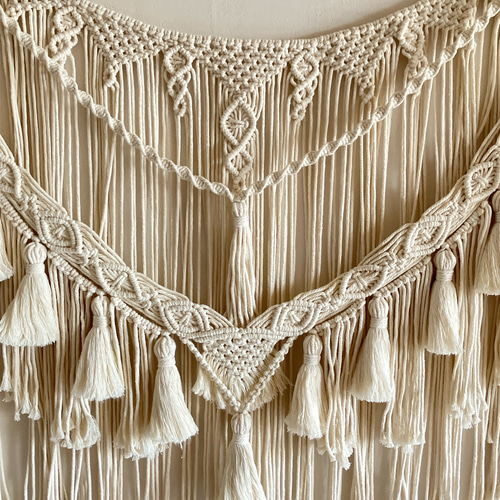 macrame big garland tapestry マクラメ ビッグ ガーランド タペストリー