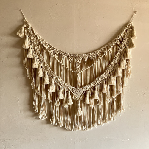 macrame big garland tapestry マクラメ ビッグ ガーランド