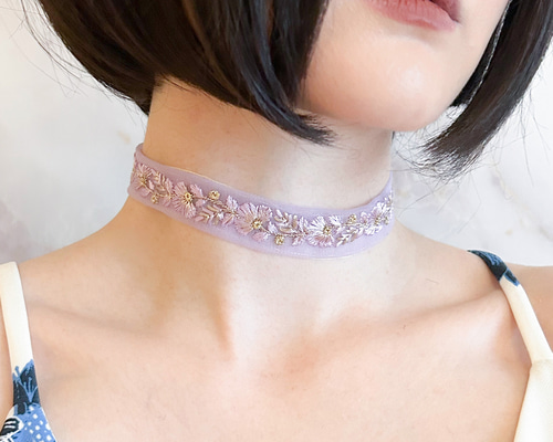 スンミン着用 Our Legacy FLOWER CHOKER 6b196d51cdd4149cc062f443302cca