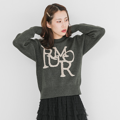 BEAUTY&YOUTH別注 NOUNLES ミニラガー ニットシャツ Buyer's Select/綿タッチWジャガード アブストラクト柄長袖