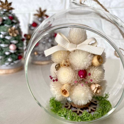 【import】ガラス Xmasツリー ビッグチャーム 1個230円 import】ガラス Xmasツリー ビッグチャーム 1