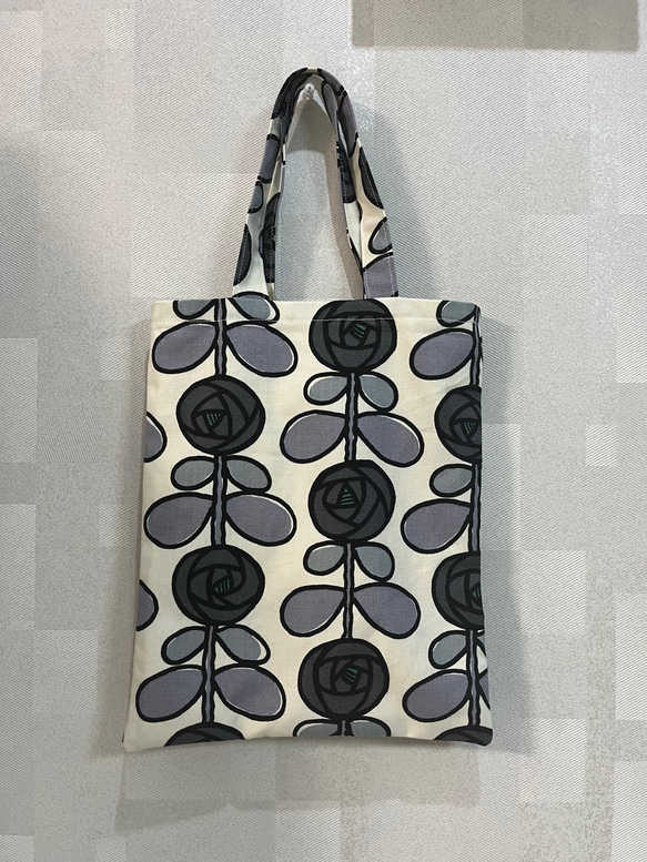 リーフ柄 ぺたんこトートバッグ（S） - NORI工房 | minne 国内