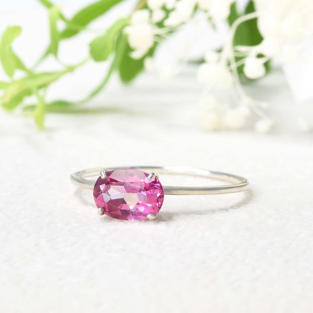 ピンクトパーズ  SV925 リング  CG078CIBS