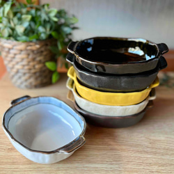 【麦山窯】グラタン皿　和モダン 4枚目の画像