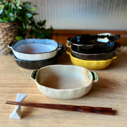 【麦山窯】グラタン皿　和モダン 10枚目の画像