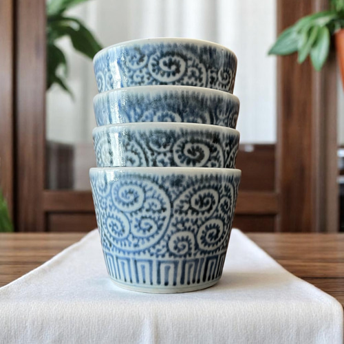 伊万里 唐草紋様 鉢 伊万里 唐草紋様 鉢
