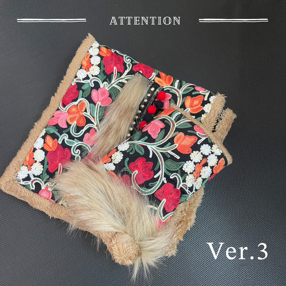 配套圍脖有售！ Suzanne 環保皮草手套（24w-12）黑 ver.3 第10張的照片