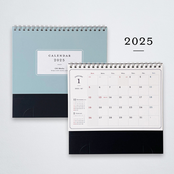 カレンダー 2025年 卓上カレンダー ICHIJO めまぐるしく DAY