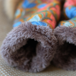 配套圍脖有售！ Suzanne 環保皮草手套（24w-12）駝色 第5張的照片