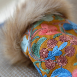 配套圍脖有售！ Suzanne 環保皮草手套（24w-12）駝色 第6張的照片