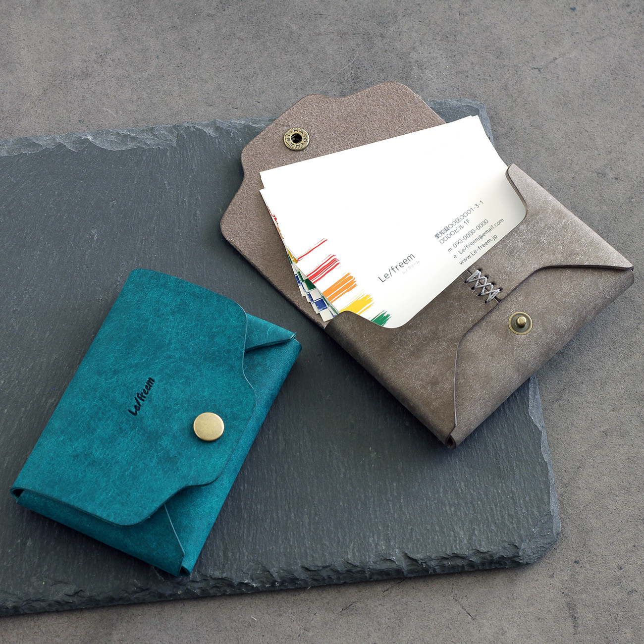 カードケース兼名刺入れ LF-017 マルゴー レザー名刺ケース カードケース カード入れ レザーケース コンパクト