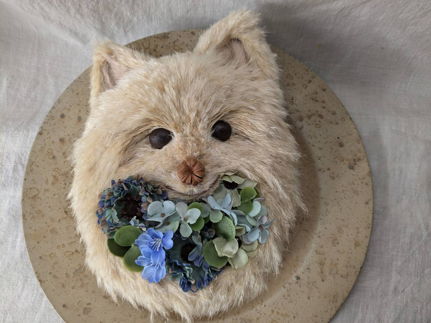 【受注制作】ポメラニアンの壁掛けオーナメント(Mサイズ)