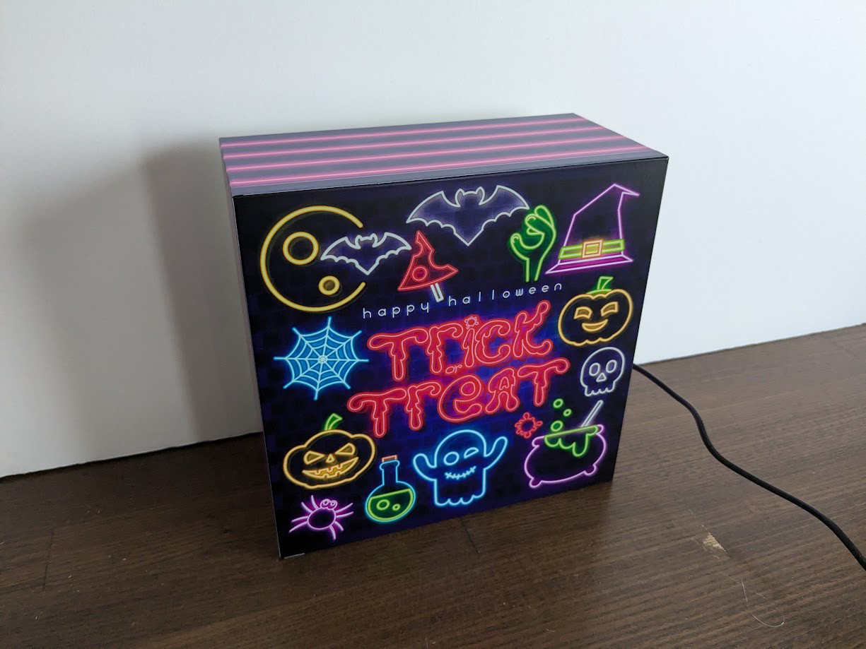 【速達対応】ハロウィン ハロウィーン ホラー 仮装 パーティー 照明 看板 置物 雑貨 ライトBOX 電飾看板 電光看板