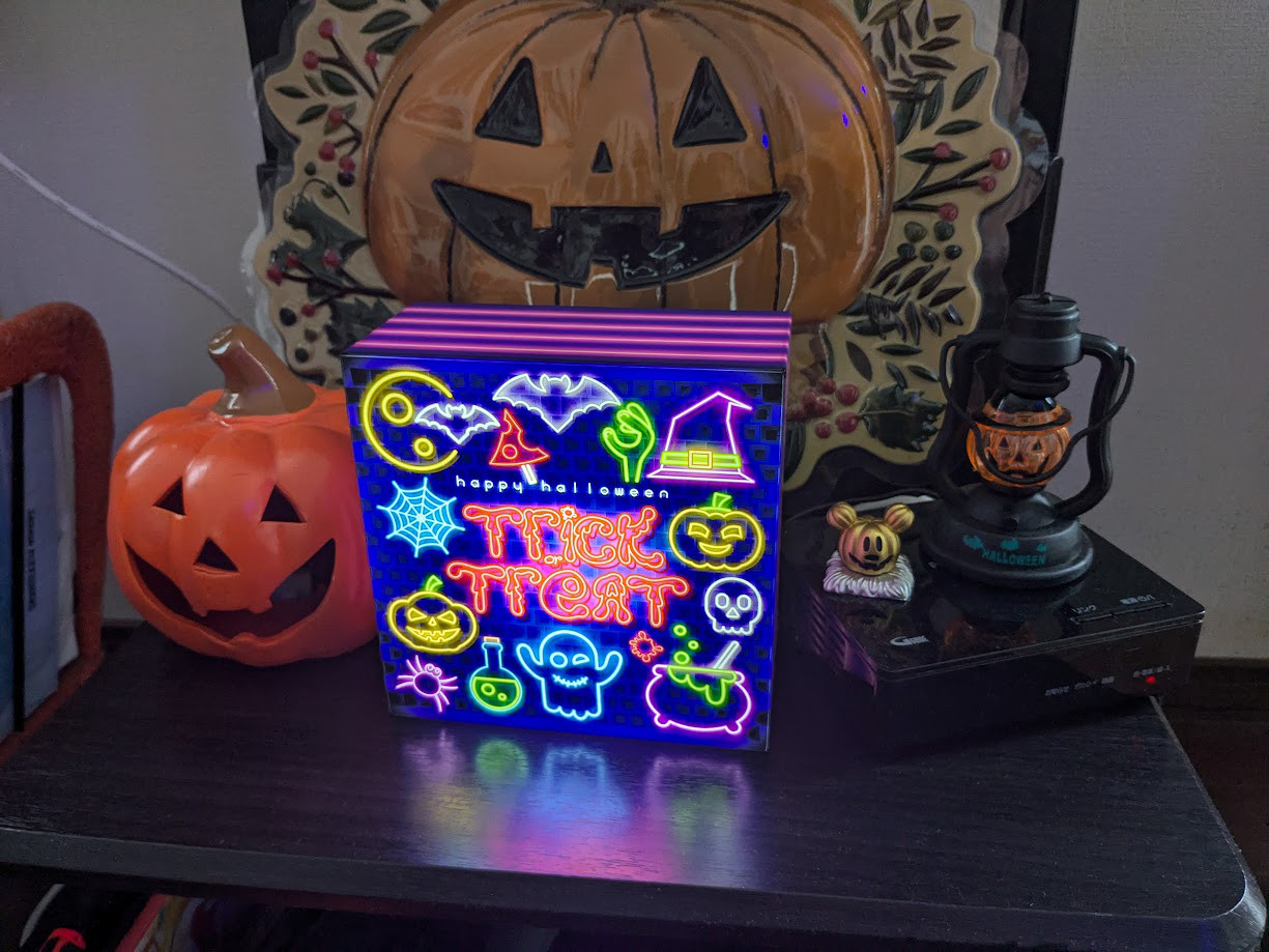 【速達対応】ハロウィン ハロウィーン ホラー 仮装 パーティー 照明 看板 置物 雑貨 ライトBOX 電飾看板 電光看板