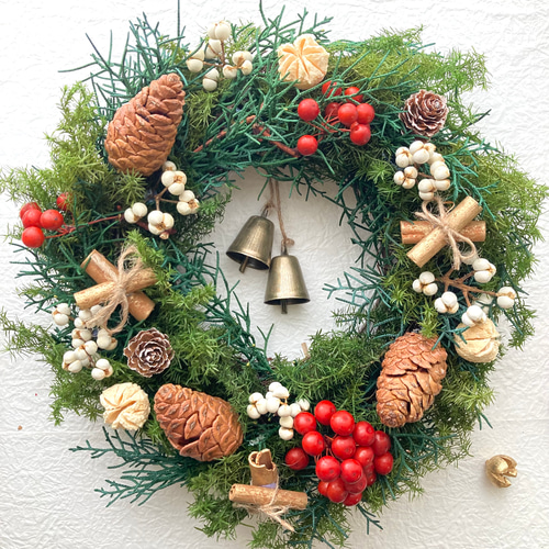 超早割クリスマス2025 新作プリザーブドフラワークリスマスリース