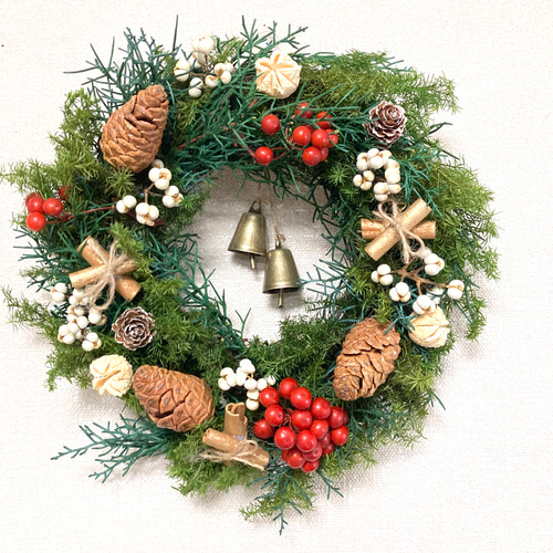 【SALE／37%OFF】 早割クリスマス2024 新作プリザーブドフラワークリスマスリース フラワー・リース