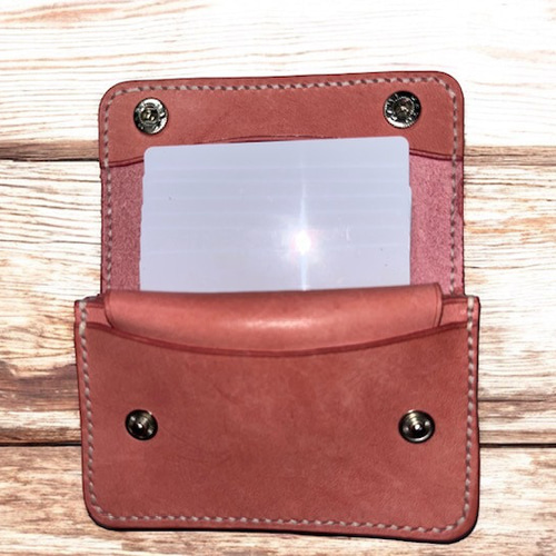 ミニトラッカーウォレットイタリアンレザーマヤベリー（品質保証タグ付