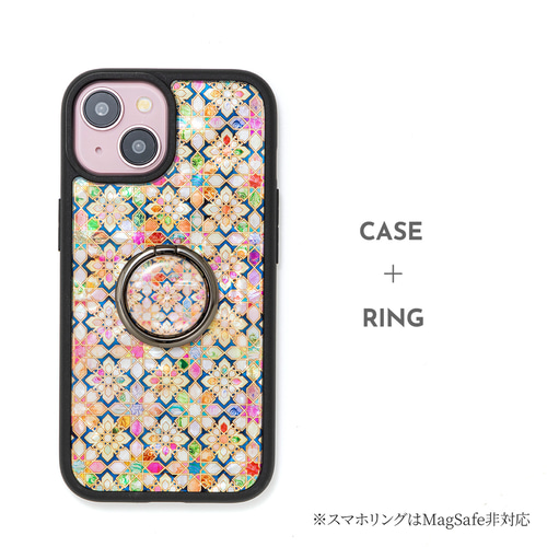 iPhone17 対応☆ 天然貝 螺鈿アート【iPhone/Galaxy】 大和撫子 ｜HQ