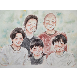 似顔絵オーダー　似顔絵　A4サイズ　14名様　還暦祝い f4ac57005f2ed2e51b8c3f9cbf9f34
