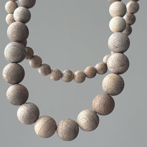 白檀♡2連ネックレス♡10.8.6㎜ミックス ネックレス・ペンダント  