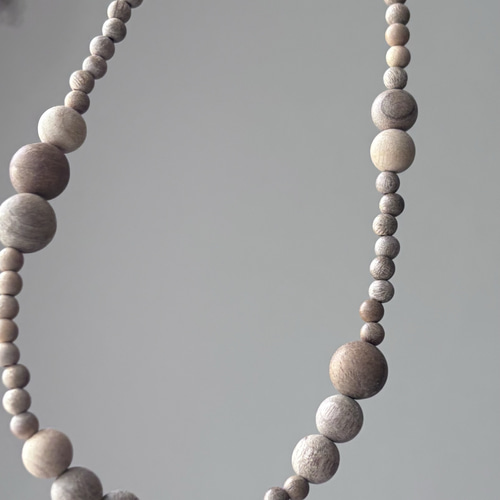 白檀♡10.8.4㎜ミックス♡ネックレス♡マグネット金具 ネックレス  